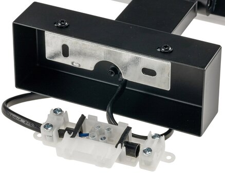 LED BADKAMER SPIEGELLAMP ZWART 60CM IP44 230V 8W 4000K 