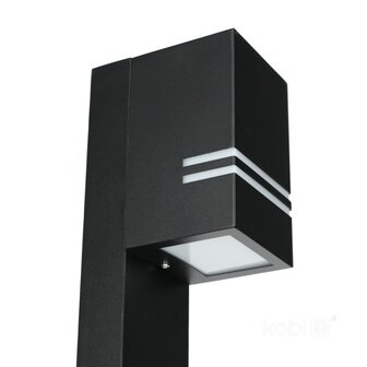 TUINPAAL SOKKELLAMP ZWART 100CM IP44 230V GU10