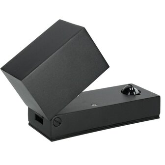 BUITENLAMP WANDLAMP MET SENSOR ZWART IP44 230V GU10