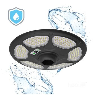 LED SOLAR PARKLAMP SOLSUMI SENSOR/REMOTE IP54 25W 4000K 