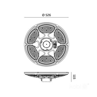 LED SOLAR PARKLAMP SOLSUMI SENSOR/REMOTE IP54 25W 4000K 