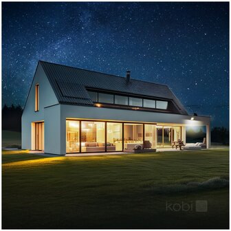 LED SOLAR VERSTRALER MET BEWEGINGSSENOR 5W 500LM IP65