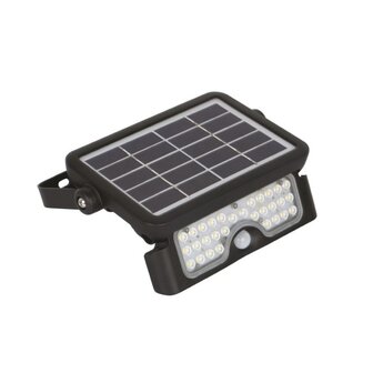 LED SOLAR VERSTRALER MET BEWEGINGSSENOR 5W 500LM IP65