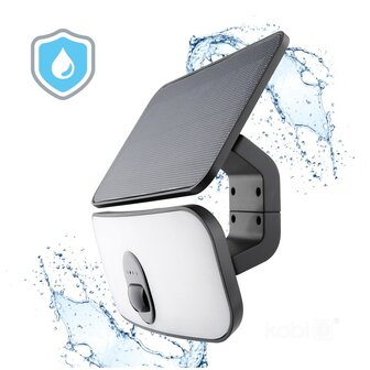 LED SOLAR VERSTRALER MET SENOR IP65 13W 1400LM 4000K 