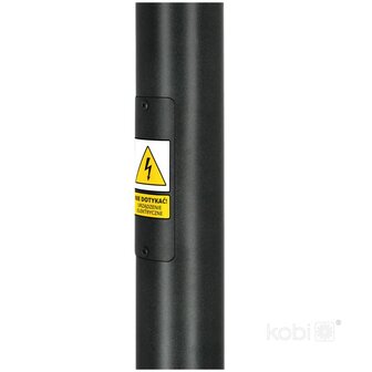 PAAL MAST BASE SV 3M &Oslash;60MM ZWART - LED STRAATLAMPEN