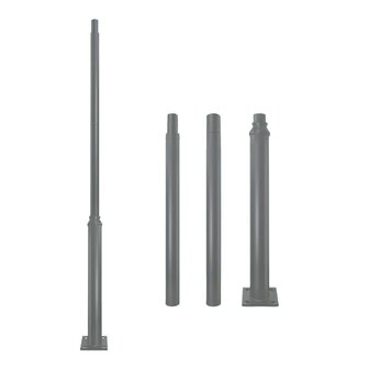 PAAL MAST BASE SV 3M &Oslash;60MM GRIJS - LED STRAATLAMPEN