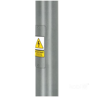 PAAL MAST BASE SV 3M &Oslash;60MM GRIJS - LED STRAATLAMPEN