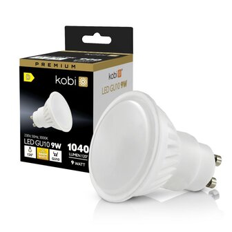 LED SPOT CERAMIC 120&deg; 230V GU10 9W 1040LM 3000K