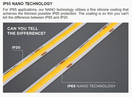 SMD LED STRIP PRO BRIGHT LIGHT IP65 NANO 24V/DC 15W/M. 3 LICHTKLEUREN