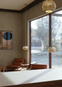 SEGULA LED FLOATING BAMBOO BRONZE OVALE 300 5W 350LM 2200K