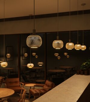 SEGULA LED FLOATING BAMBOO BRONZE GLOBE G180 5W 350LM 2200K