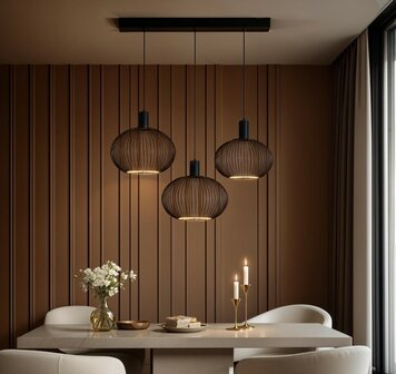 SEGULA LED FLOATING FILO BLACK OVALE 300 6W 450LM 2200K