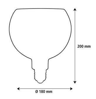 SEGULA LED FLOATING BAMBOO BRONZE GLOBE G180 5W 350LM 2200K
