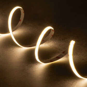 COB LED STRIP PRO 2LINES HIGH LUMEN 3780LM/M. 24V 28W/M. WARM WIT 