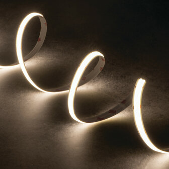 COB LED STRIP PRO 2LINES HIGH LUMEN 4090LM/M. 24V 28W/M. WIT 