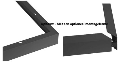 LED PANEEL BACK-LIT 120X30CM ZWART DIM UGR-22 CCT-SWITCH 30W 4050LM