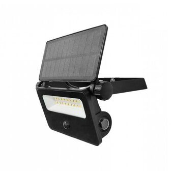 LED SOLAR VERSTRALER MET SENSOR 3CCT 10W 850LM IP54 