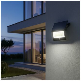 LED SOLAR VERSTRALER MET SENSOR 3CCT 30W 2800LM IP54 