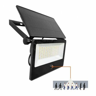 LED SOLAR VERSTRALER MET SENSOR 3CCT 30W 2800LM IP54 