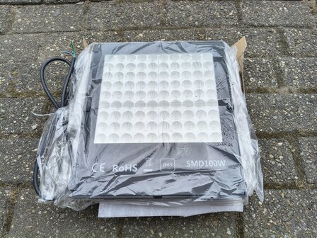 LED Proslim Verstraler Schijnwerper 100W 4000K IP66
