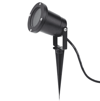 TUINSPOT MET GRONDPIN ALUMINIUM/GLAS IP65 230V GU10