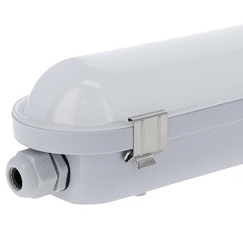 LED BATTEN 150CM MERRYTEK SENSOR &amp; NOODUNIT 35-60W IP65 IK08 CCT-SWITCH 