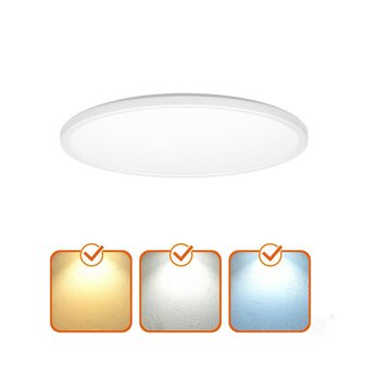 LED PLAFONDLAMP NIVERA CIRCLE IP54 18W 1710LM 3CCT 