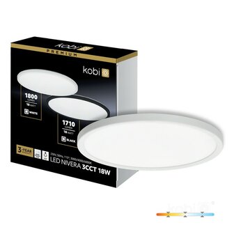 LED PLAFONDLAMP NIVERA CIRCLE IP54 18W 1710LM 3CCT 
