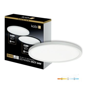 LED PLAFONDLAMP NIVERA CIRCLE IP54 24W 2280LM 3CCT 