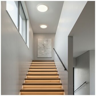 LED PLAFONDLAMP NIVERA MET SENSOR &amp; REMOTE IP54 24W 2280LM 3CCT 