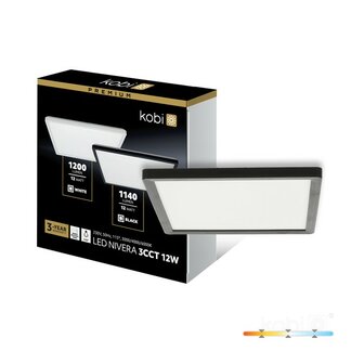 LED PLAFONDLAMP NIVERA SQUARE IP54 12W 1200LM 3CCT 