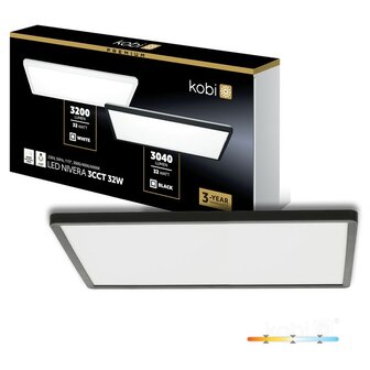LED PLAFONDLAMP NIVERA SQUARE IP54 32W 3040LM 3CCT 