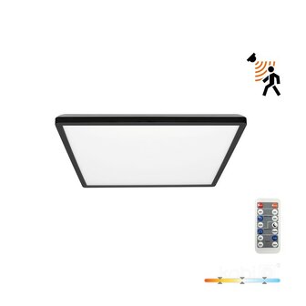 LED PLAFONDLAMP NIVERA MET SENSOR &amp; REMOTE IP54 12W 1140LM 3CCT 
