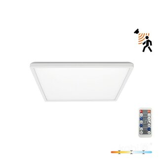 LED PLAFONDLAMP NIVERA MET SENSOR &amp; REMOTE IP54 24W 2280LM 3CCT 