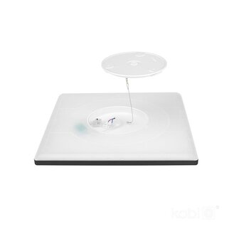 LED PLAFONDLAMP NIVERA MET SENSOR &amp; REMOTE IP54 24W 2280LM 3CCT 