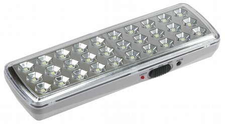 LED NOODLAMP 30 LEDS 230V EN ACCU TOT MAX. 10-UUR 