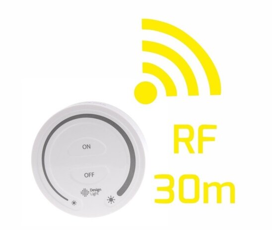 SELI-SET RF LED STRIP CONTROLLER + REMOTE WIT 12-24V 
