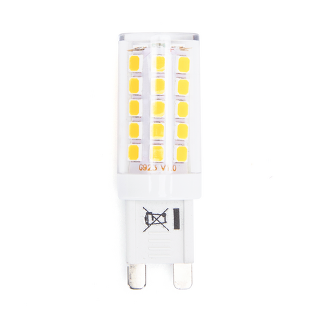 LED G9 GU9 LAMP 230V 3W=32W 350LM 6500K 