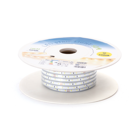 SMD LED STRIP 230V 7W/M. 250LM/M. 3000K 50-METER ROL