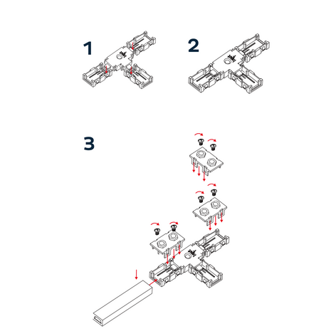 T-CONNECTOR 8-MM 230V SMD LED STRIP 