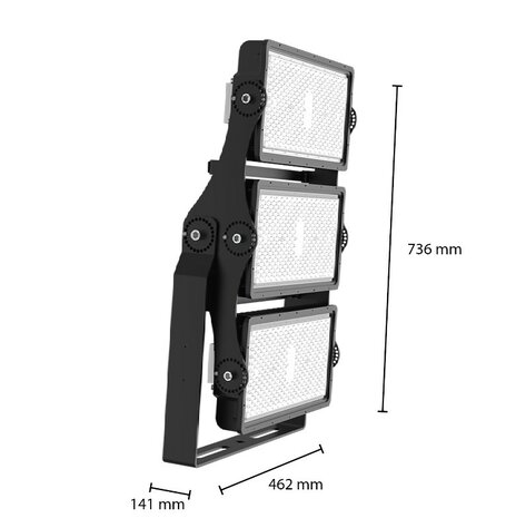 LED STADION VERSTRALER HL 1-10V DIM IP66 750W 105.000LM 