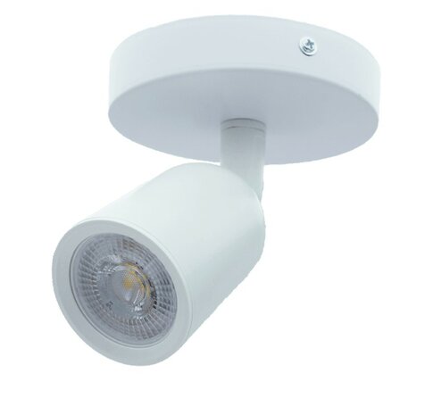 WAND- PLAFONDLAMP LOCASTE-1 WIT OF ZWART IP22 230V GU10 