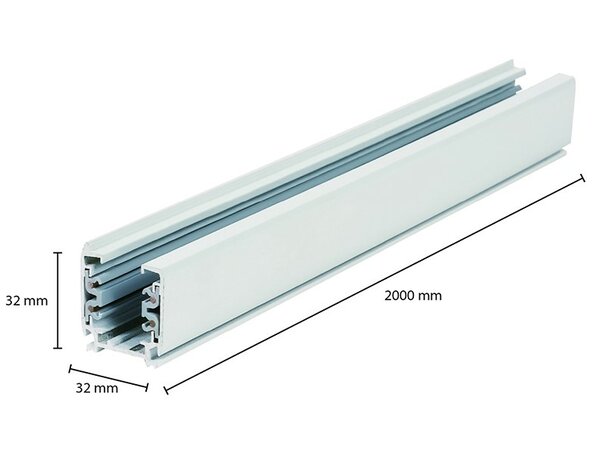 3-FASE RAILS TRACKS WIT 1-METER - 2-METER OF 3-METER