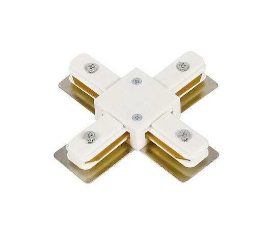 X-CONNECTOR VOOR 1-FASE RAILS WIT OF ZWART