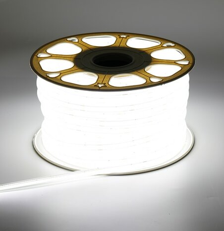 COB LED STRIP 230V IP65 50-METER 6000K KOEL WIT