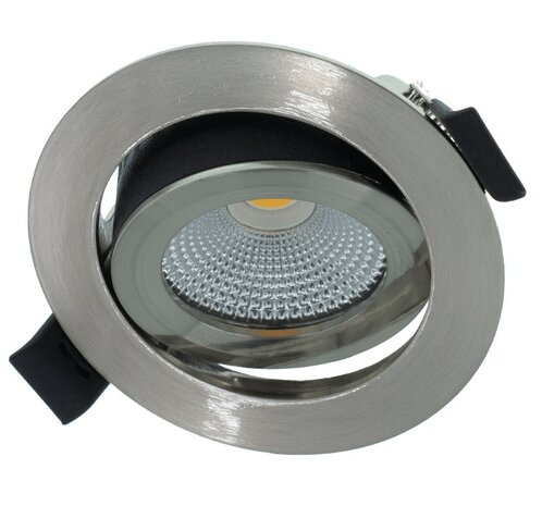 ULTRA SLIM LED INBOUWSPOT DIMBAAR IP44 230V 5W 420LM ZILVER 