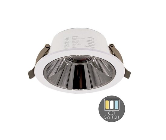 LED DOWNLIGHT KERBER CCT-SWITCH 230V 7W 560LM WIT