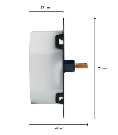 LED DIMMER FASEAFSNIJDING TRIAC 0,5-250W UNIVERSEEL