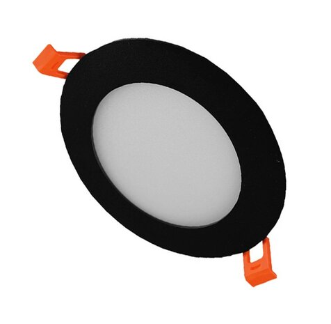 LED DOWNLIGHT SLIM ZWART/WIT IP44 230V 9W 3000K/4000K