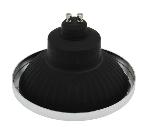 ES111 LED SPOT 45° REFLECTOR DIMBAAR 230V GU10 12W ZWART